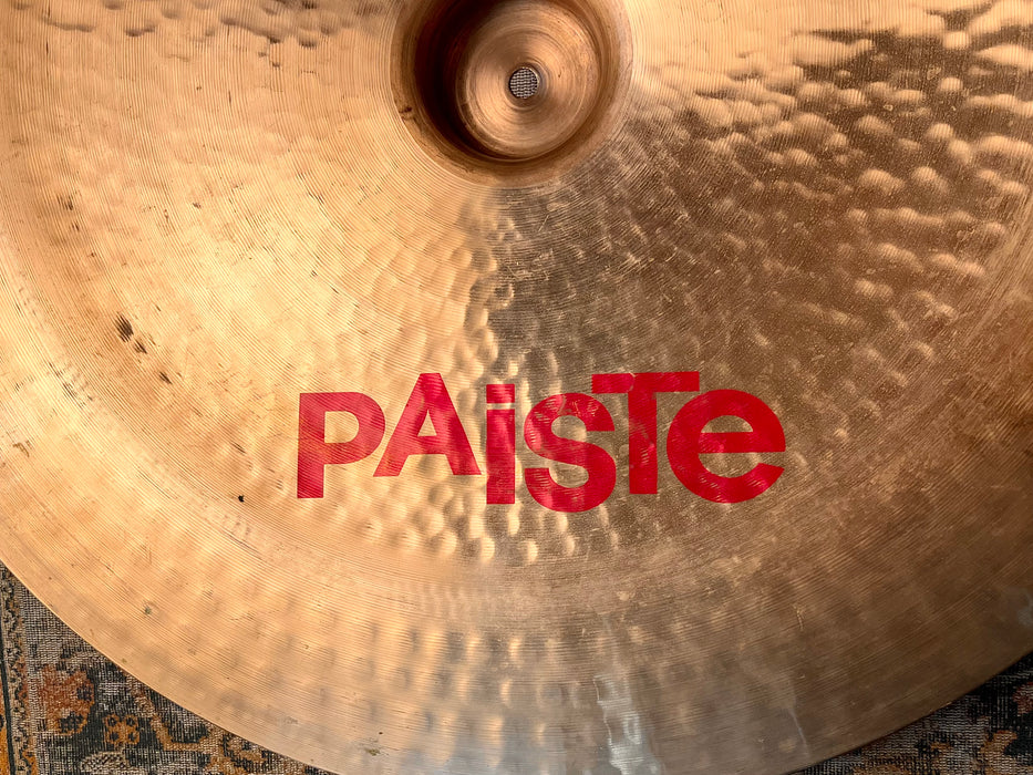 Ultra RARE Paiste 24” 2002 China Type! DANNY CAREY! From 1982! Log Discontinued! MASSIVE BEAST! 3248 g