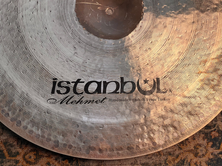 Rare ULTRA DARK MASSIVE ISTANBUL Mehmet 24” Ride Dark Crash 2884 g MC Jazz PERFECT!