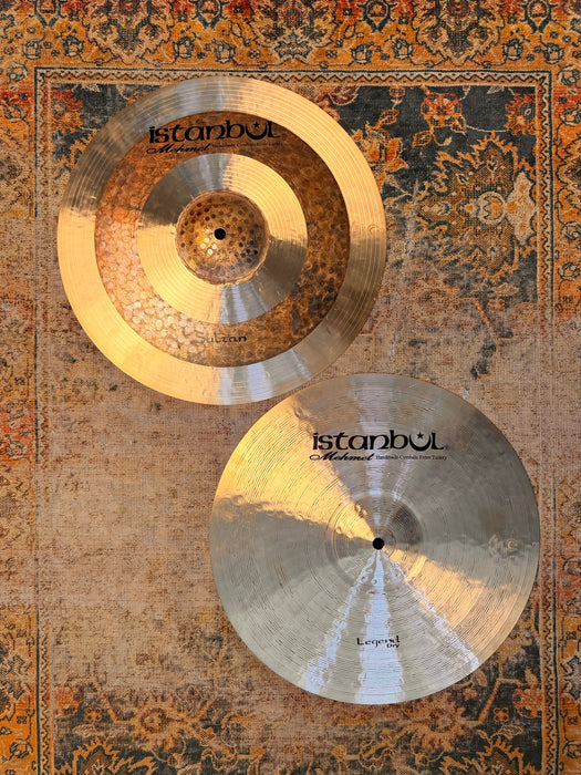 ISTANBUL Mehmet 15” COMBO SULTAN LEGEND DRY Hihats Unique Warm Dark Semi-Complex! 862 1392 g
