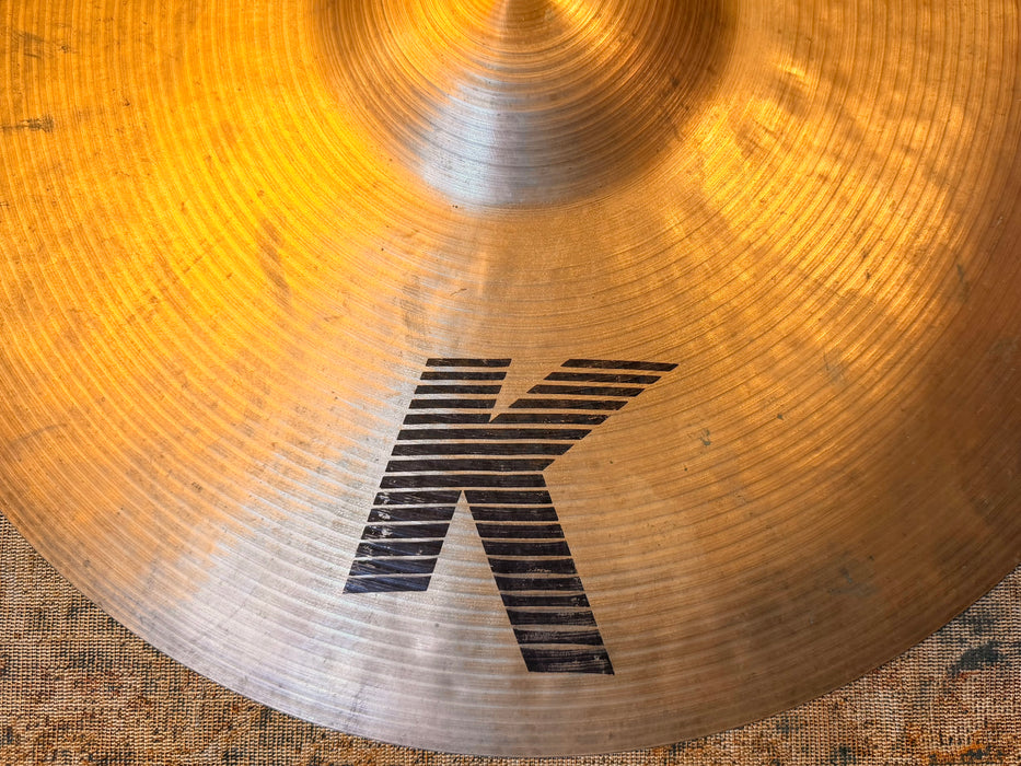Zildjian K PRE AGED DRY LIGHT Ride 20” EARLY 1980s Model 2288 g Semi-DRY & CRASHABLE