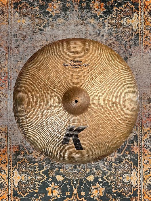 ORIGINAL Zildjian K Custom HIGH DEFINITION Ride 22” 2934 g DRY w Great Stick! THINNER! AGED 20 YRS