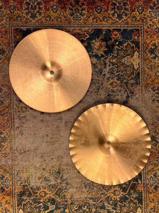 IMMACULATE 1978 REAL DEAL VINTAGE PAISTE 2002 SOUND EDGE Hihats 14” 978 1056 g