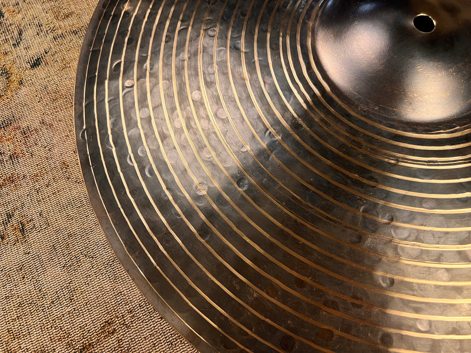 Dark Dry ISTANBUL Mehmet Kirkor K Crash 18” 1427 g PERFECT! Soft Alloy! BLACK & GOLD Craftsmasnhip