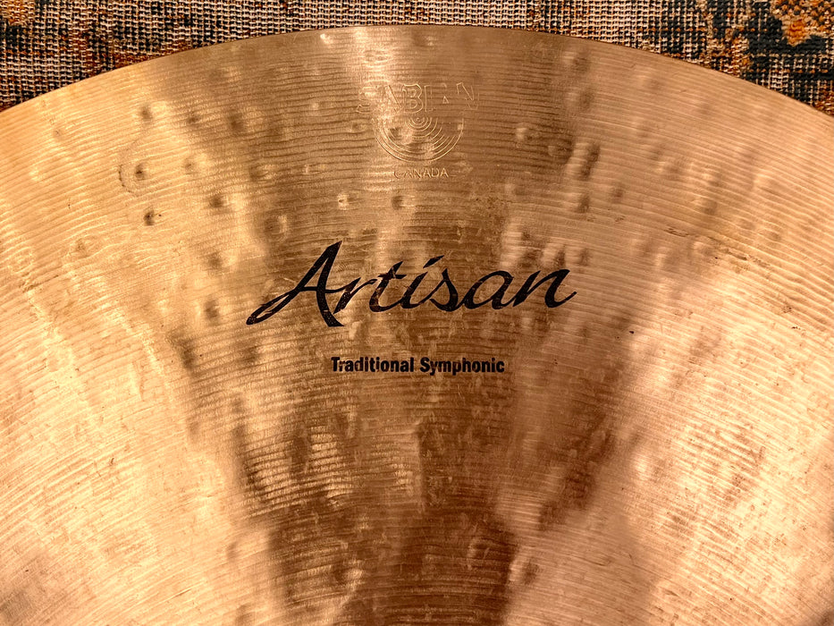 Sabian ARTISAN Traditional Symphonic 20” Ride 2794 g Crash RAW BELL! Dark + Hand Hammered