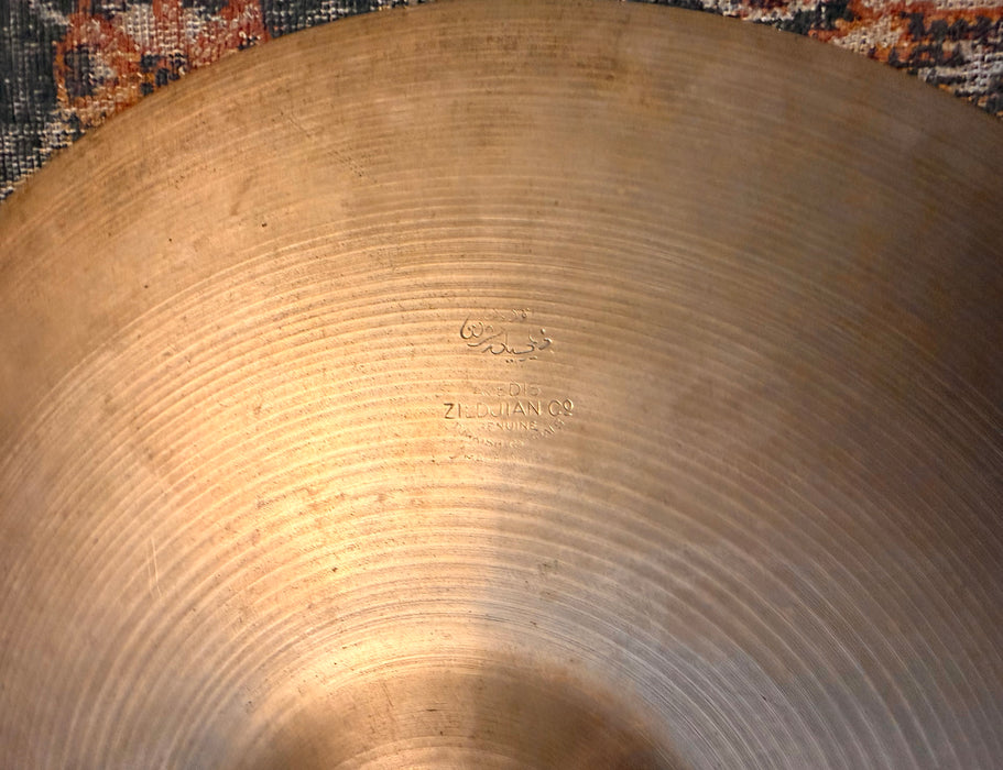 80 Yr Old 1940s VINTAGE Zildjian Paperthin TRANS STAMP Hihats 13” 556 588 g Amazing! REAL!