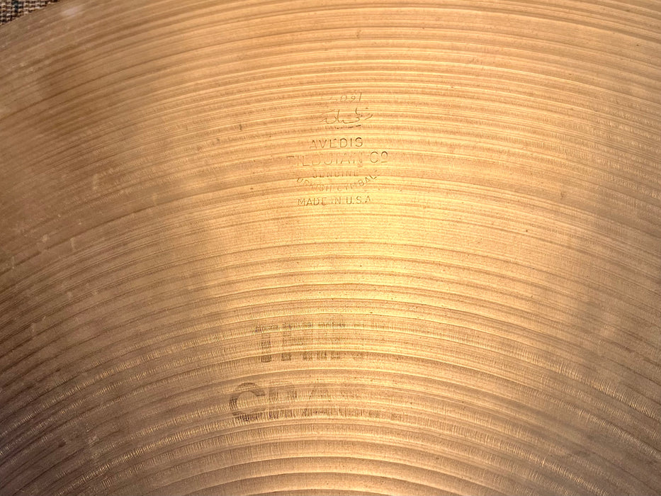 Vintage Zildjian Paperthin Crash 18” ONLY 1296 g FACTORY STAMPED “THIN” FAST Semi-Complex
