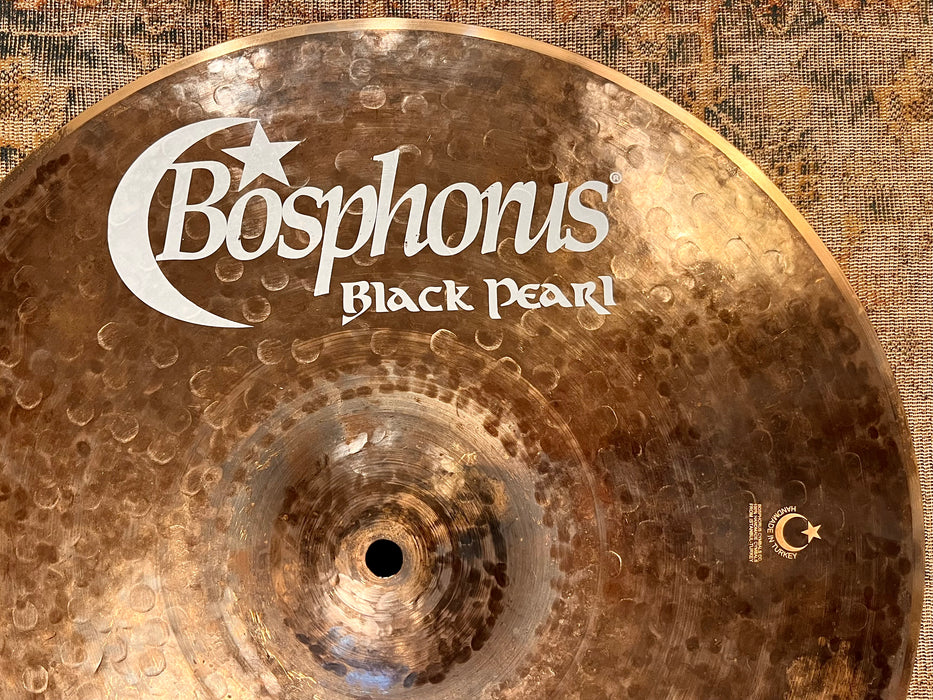 Light Complex FAST Bosphorus Black Pearl 16” Crash ONLY 936 g PERFECT! Quick! BLACKENED Finish