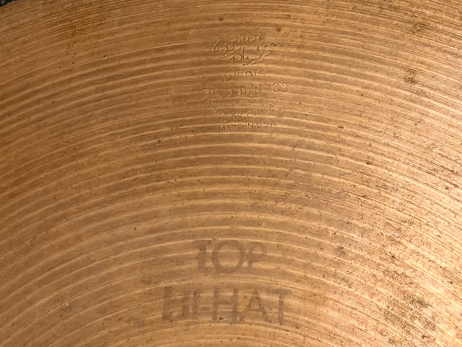 Ultra PAPER THIN 1950s Vintage Zildjian 14” Hihats 716 726 g LIGHT WHISPY Golden Complex Tone