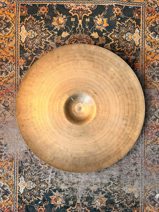 BIG Light 1960s Vintage Zildjian 22” Light Crash Ride 2684 g Complex Full Crash GORGEOUS! Versatile