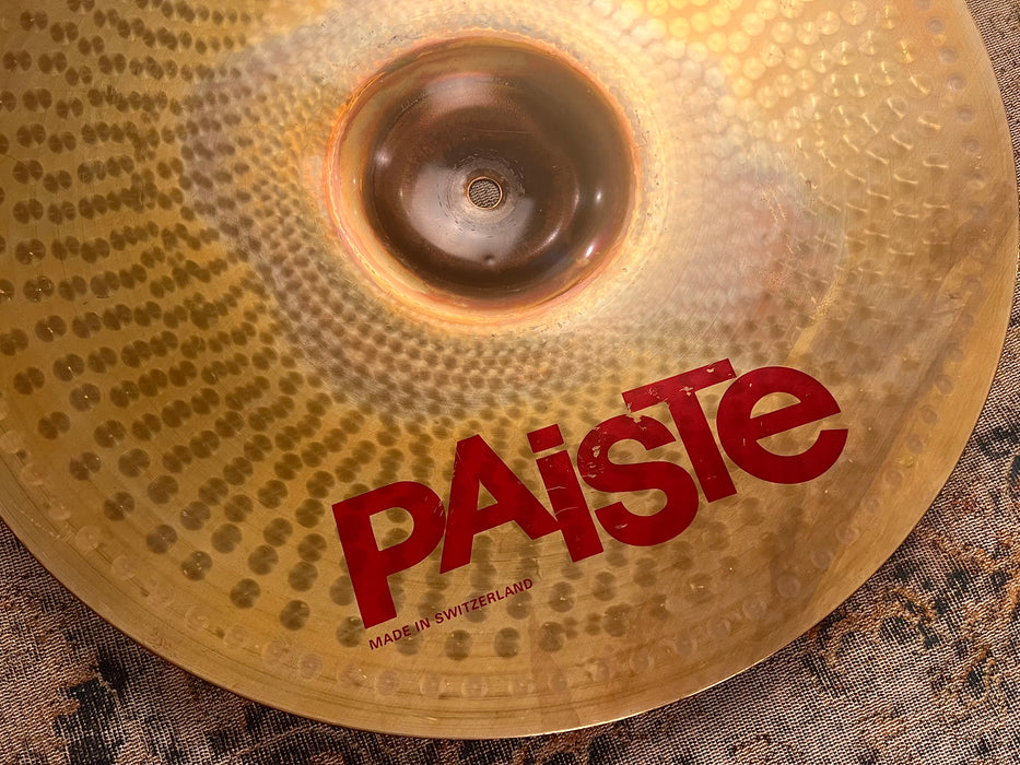 Rare NOS Red Label Paiste 3000 RUDE 17” Crash Ride 1577 g PERFECT FULL