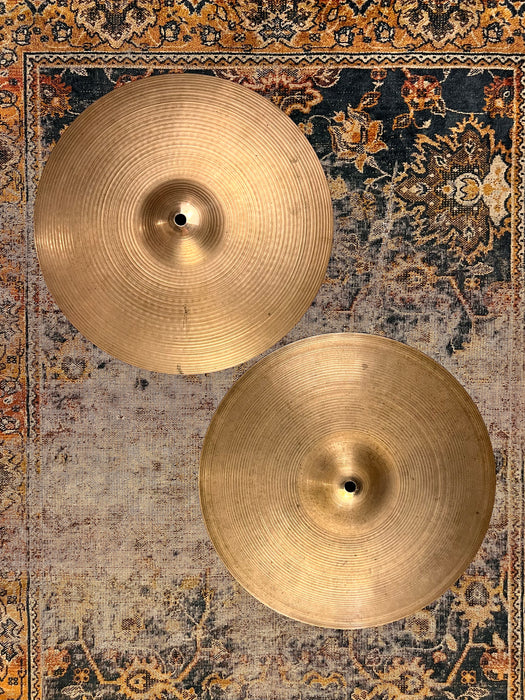 THINNEST NEW BEATS? 1960s Vintage Zildjian 14” New Beat Hihats 714 1141 g