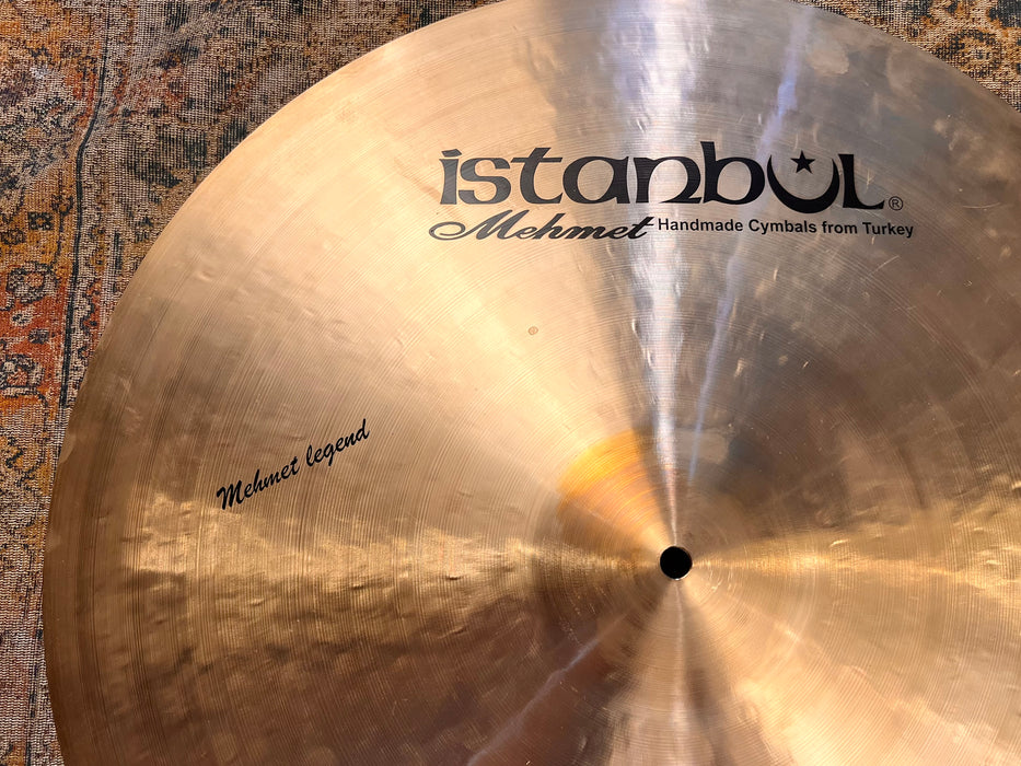 RARE GLOWING 2 FOOT ISTANBUL MEHMET LEGEND 24” SIZZLE Ride 2778 g Immaculate