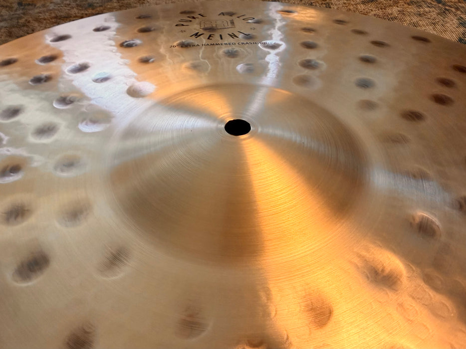 Meinl PURE ALLOY EXTRA HAMMERED Crash Ride 20" 2182 g Full Complex IMMACULATE! Perfect In BAG! Don't Pay $380 For A Guess!
