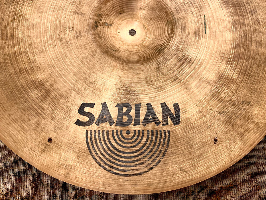 Beautiful Sabian SUSPENDED 20” Crash Ride Sizzle 1928 g VERSATILE! Even Balanced AA
