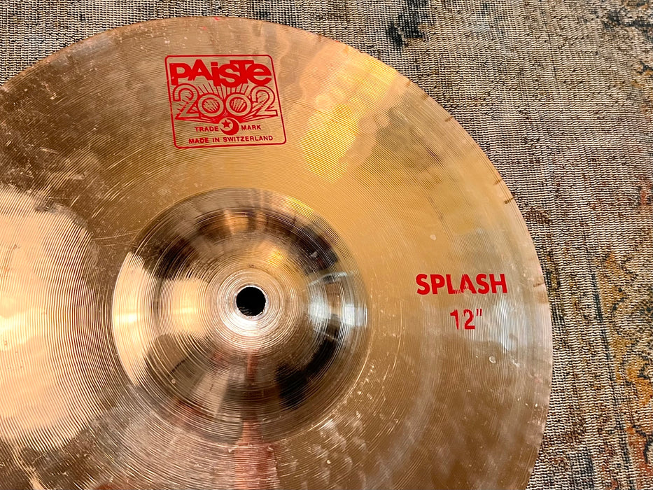 CRAZY ASS Paiste PROTOTYPE 2002 REFLECTOR 12” SPLASH 430 g CUSTOM FOR ARTIST!