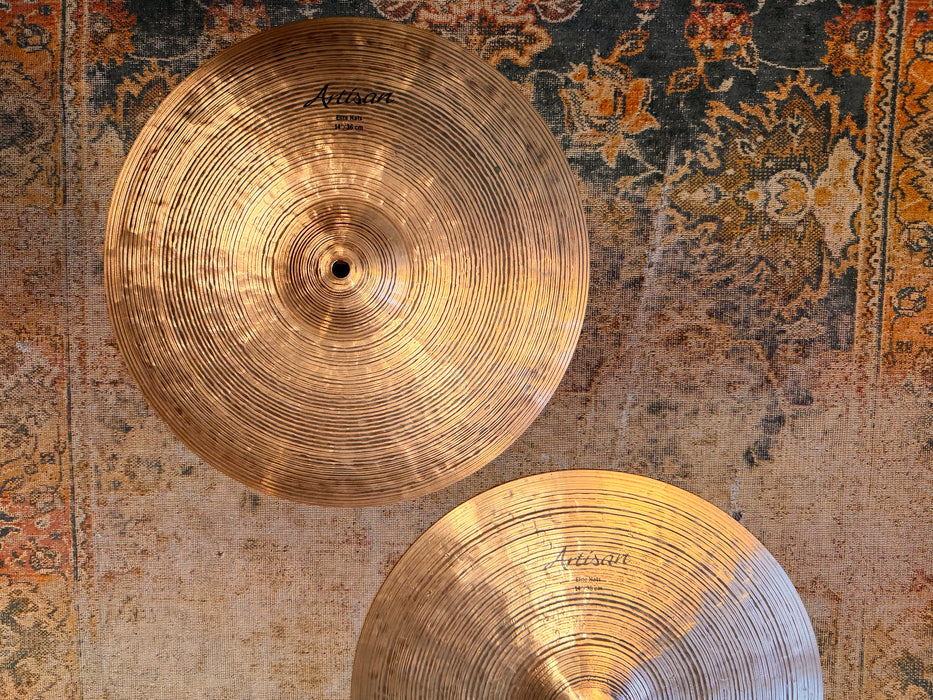 Sabian ARTISAN ELITE Hihats 14” 812 1156 g PERFECT! Discontinued! DRY & THIN! DON’T PAY $900!