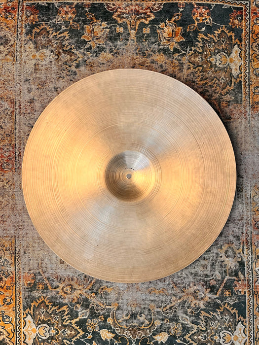 AMAZING THIN 1950s Vintage ZILDJIAN 20" Light Ride or Crash ONLY 1830 g GORGEOUS
