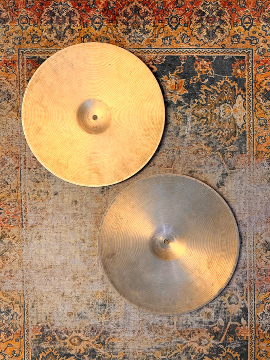 Rare Vintage Paiste Pre Serial 602 THIN Hihats 14” REAL DEAL! Only 818 922 g Don’t Pay $800!!
