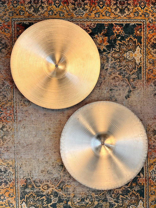DRY ARTICULATE Zildjian 15” NEW BEAT Hihats 1248 1712 g Amazing Tone! Small Window! Clean! Amazing