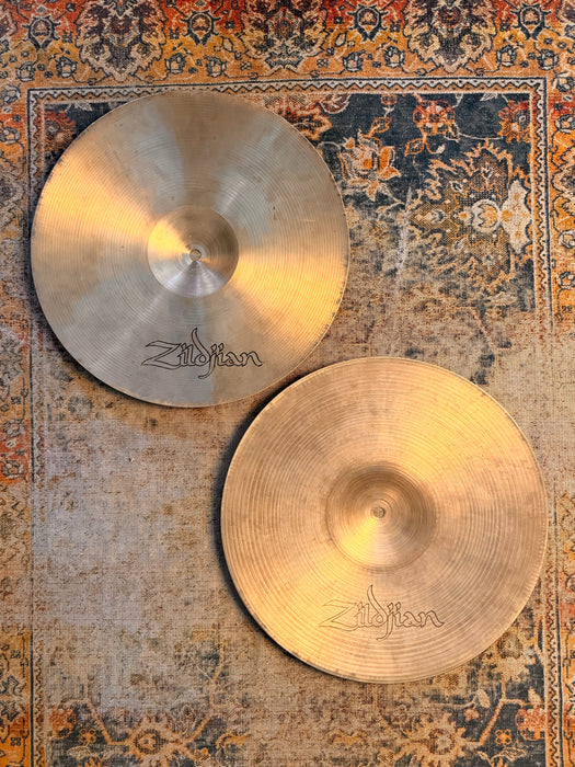 THIN TOP Vintage Zildjian New Beat 14” Hihats ONLY 884 g Over 1298 g Light Dry Complex Amazing