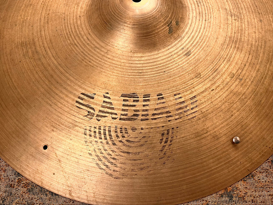Beautiful Sabian SUSPENDED 20” Crash Ride Sizzle 1928 g VERSATILE! Even Balanced AA
