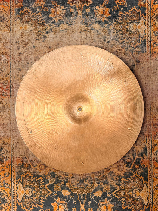 1950s Vintage Zildjian 20” Sizzle THIN Ride Crash 2095 g Beautiful Sounding! Hand Hammered
