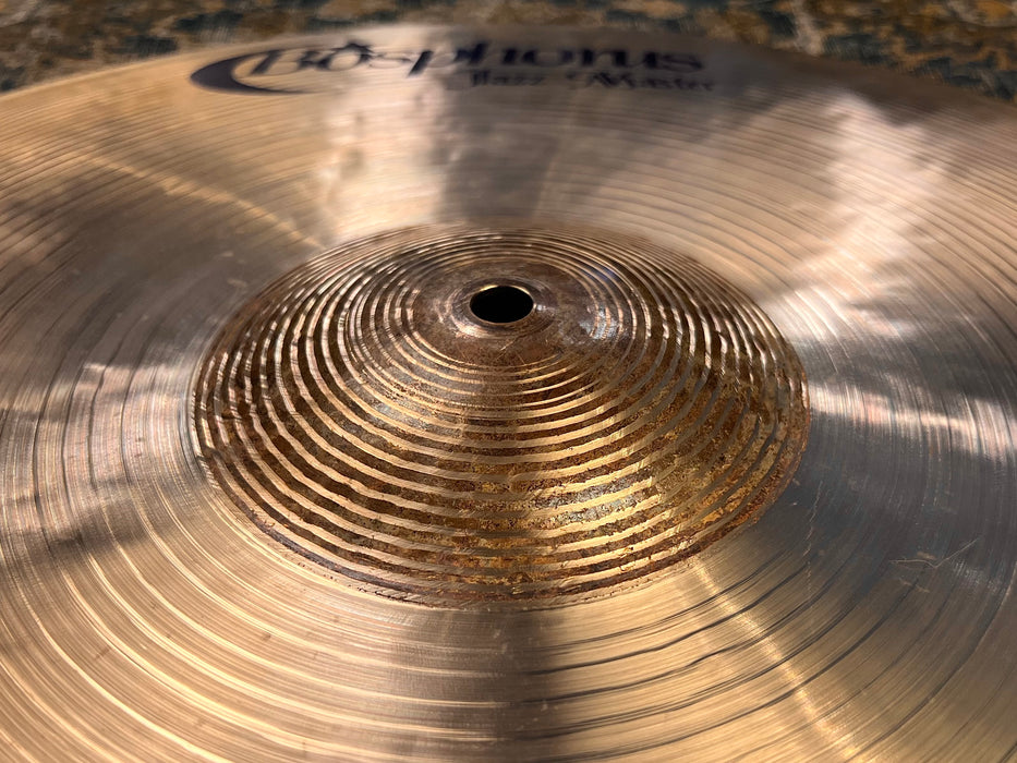Rare VERY LIGHT COMPLEX Bosphorus JAZZ MASTER 23” Ride Crash 2330 g MINT
