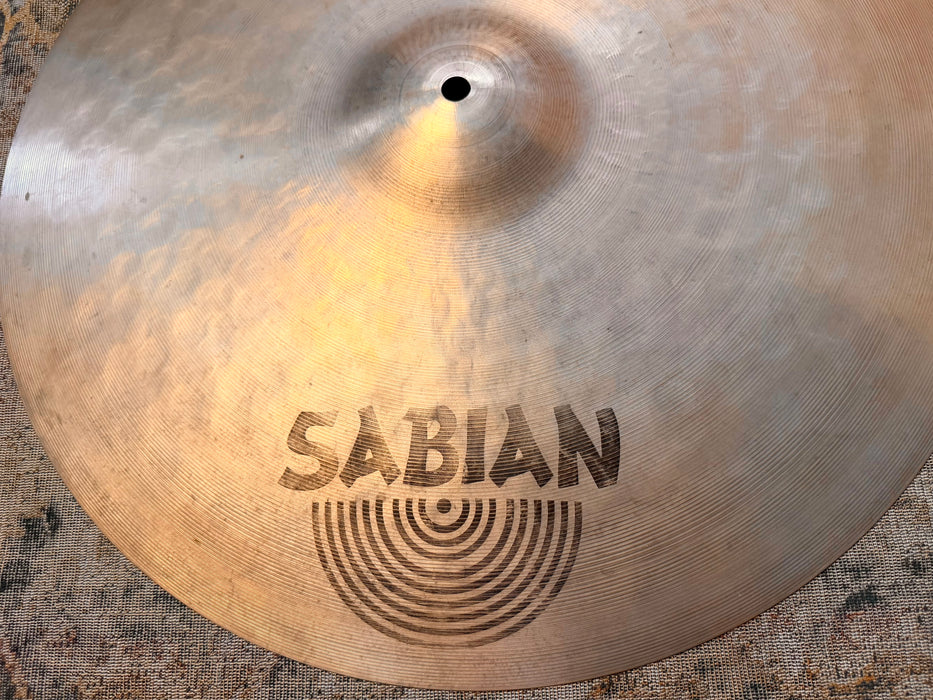 RARE EARLY Vintage Sabian HH MANHATTAN Ride 20” PAPER THIN 1736 g Light Airy Mellow PRE-HHX