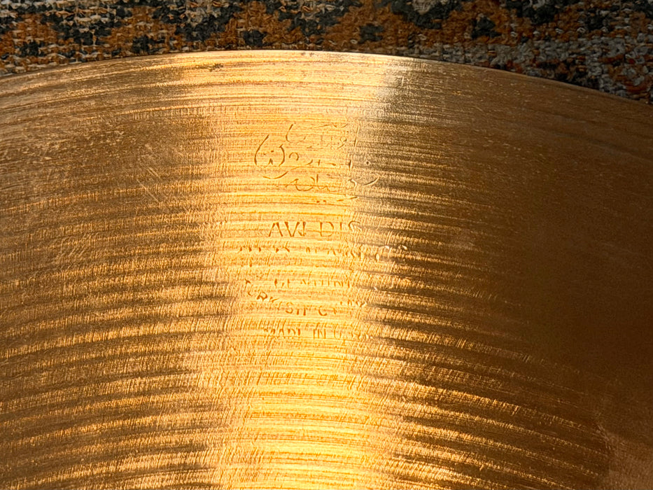 1960s Vintage Zildjian 15” EARLY New Beat Hihats THIN LIGHT COMPLEX! 966 1370 g CLEAN