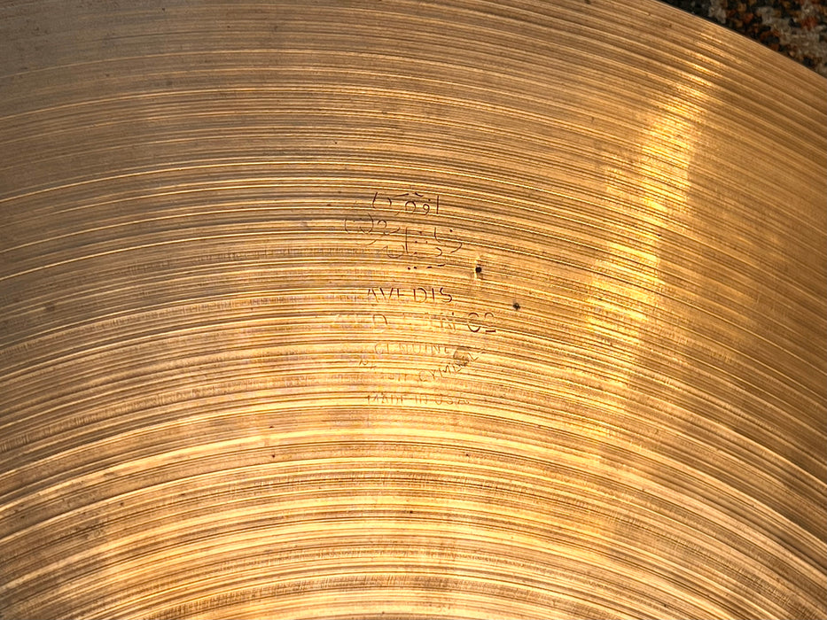 MASSIVE Vintage 1960s THIN Zildjian 16” Hihats An Incredible Paper Thin 888 over 1080 g MELLOW