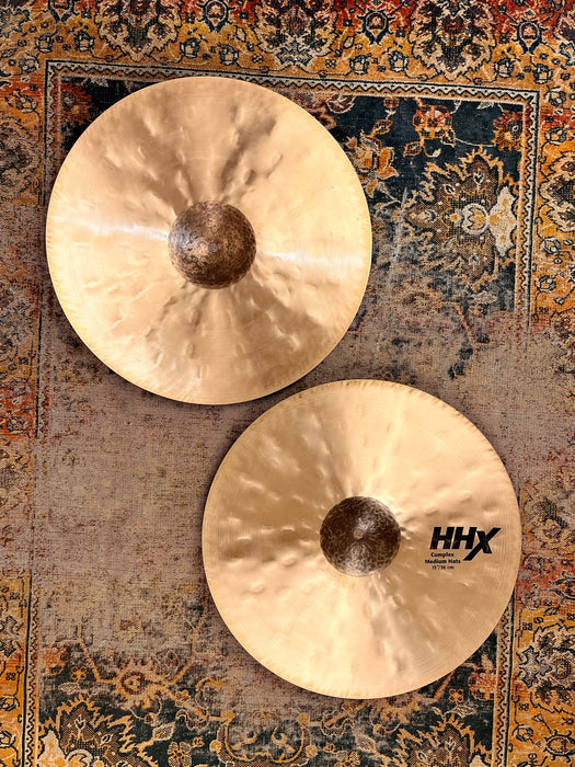 SABIAN HHX Medium COMPLEX Hihats 15” 1128 1442 g CLEAN! Sound Amazing too! Why Pay $734??