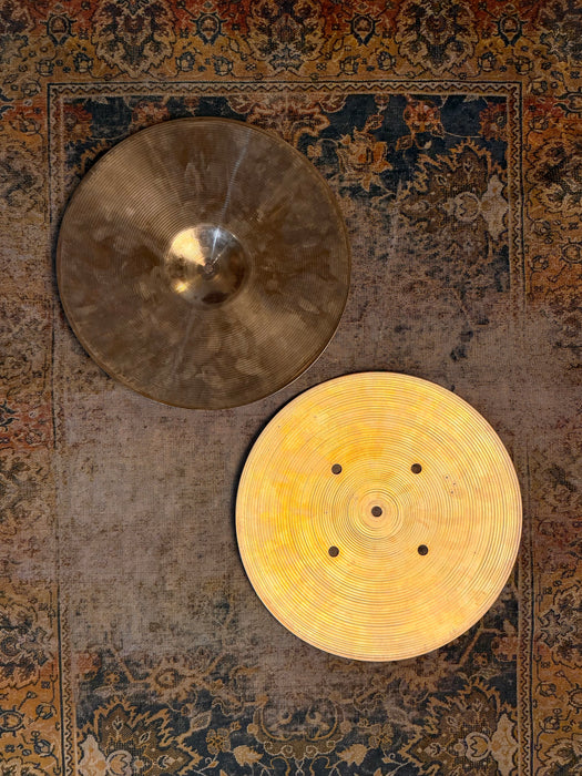 Zildjian BRILLIANT Quick Beat 14” Hihats 1154 1446 g RARE ULTRA CRISP CLEAN SHIMMER!