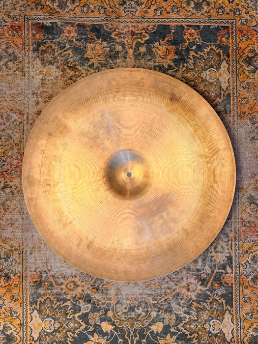 1960s Vintage Zildjian 22” LUSH Light Crash Ride 2754 g Hand Hammered! Versatile! Smooth!