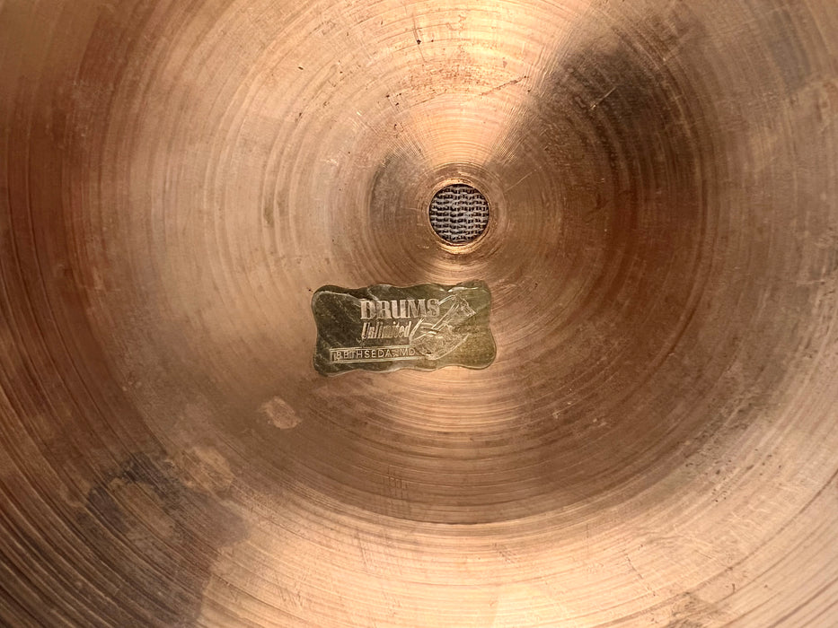 Classic 1970s Vintage Zildjian Ride Crash Ride 20” 2362 g FAMOUS 70s TONE!