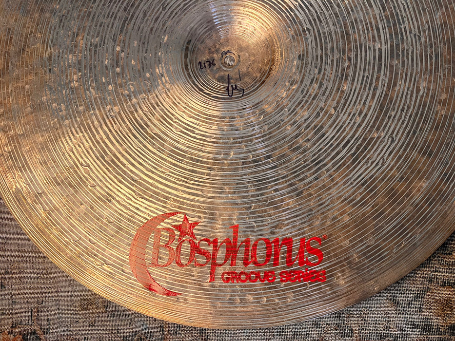 Versatile SMOOTH Warm Slightly Dry Bosphorus 22” Groove Series Ride 2176 g MINT!