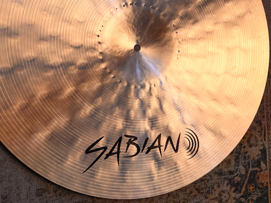 ULTRA RARE Sabian ARTISAN 21” LIGHT Ride 2338 g Custom! PERFECT w/ CERT & Bag!