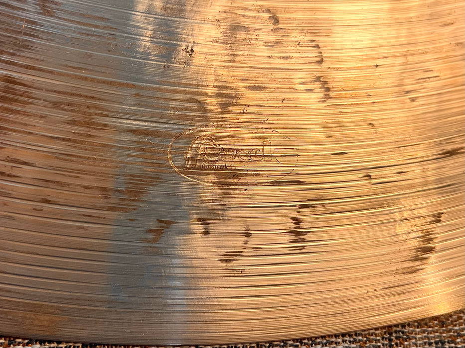 FUNCH OLD K CLONE 22” Ride Crash TYPE IIIb 2516 g Hand Hammered! Semi-Dry Light Complex! MINT