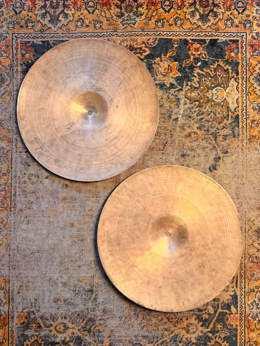 Vintage Zildjian ISTANBUL K HIHATS 14” THIN at 798 920 g The REAL DEAL! Perfect Elixir of DRY & COMPLEX