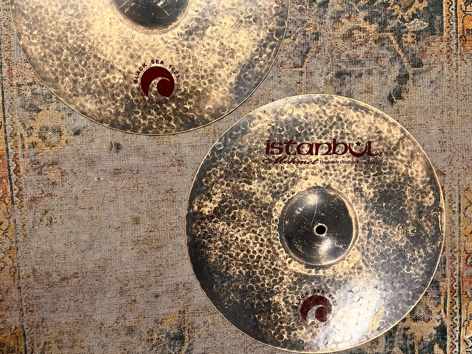 Dark DRY Istanbul Mehmet BLACK SEA 14” Hihats 978 1184 g. AMAZING Hats!