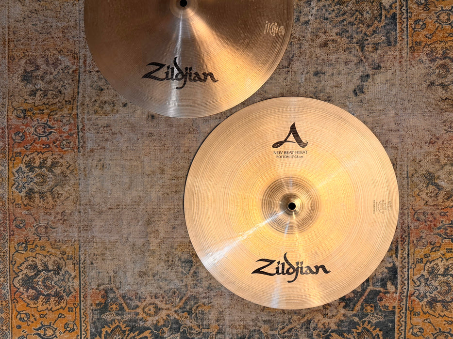 Zildjian 15” NEW BEAT Hihats FAMOUS Classic Tone! Responsive! 1178 1524 g Don’t Pay $550 For A Guess!