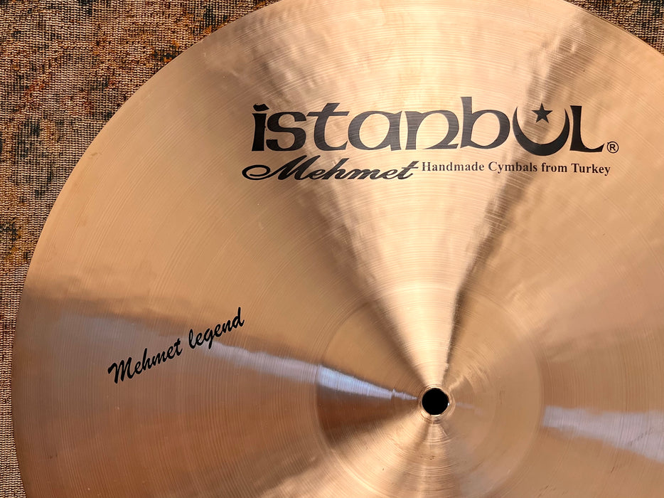 DARK Glowing Warm Istanbul Mehmet LEGEND Crash 18” 1344 g Rare MINT Mel Lewis