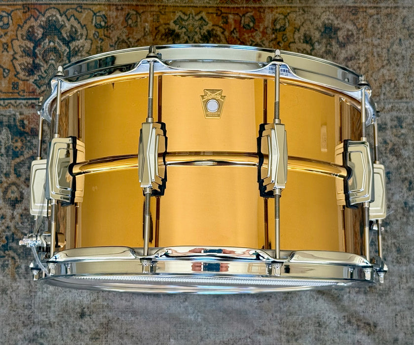 Ludwig 8” X 14” BRONZE PHONIC SUPRAPHONIC Snare Drum CLEAN! Discontinued!