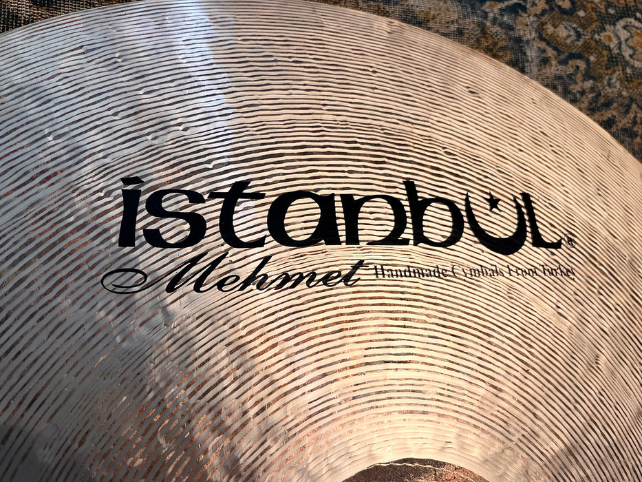 Rare ULTRA DARK MASSIVE ISTANBUL Mehmet 24” Ride Dark Crash 2884 g MC Jazz PERFECT!