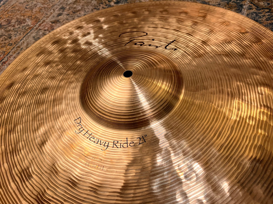 PAISTE Signature DRY HEAVY Ride 21” 3322 g DANNY CAREY! Hard To Find! DISCONTINUED! Fantastic!