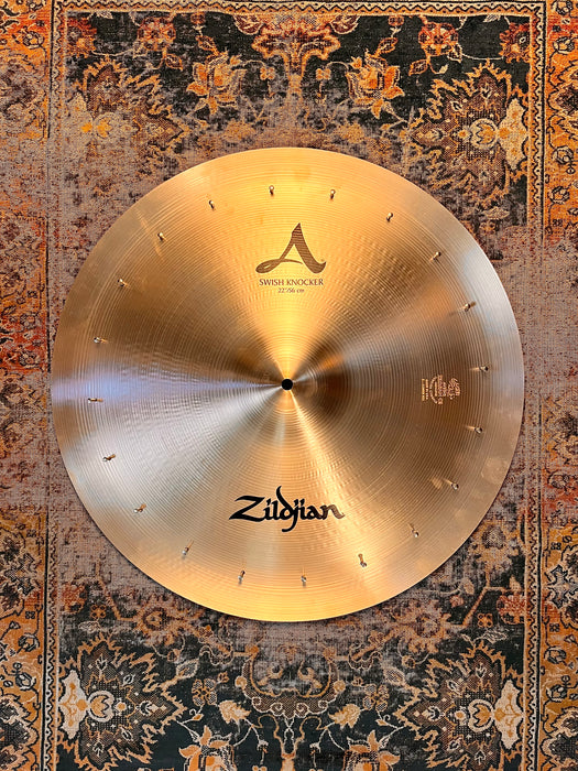 Zildjian Swish Knocker 22” China Pang PERFECT IN BAG! 2382 g 400th ANNIVERSARY Stamp! MINT!