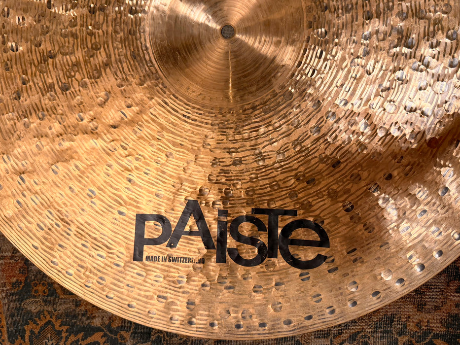 Goldilocks Paiste TRADITIONAL PROTOTYPE 22” LIGHT COMPLEX Ride Crash High Profile 2494 g Unique