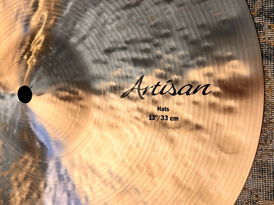 Sabian ARTISAN Hihats 13” DARK & ULTRA CRISP! PERFECT! 852 1268 g Versatile! Amazing Hihats!