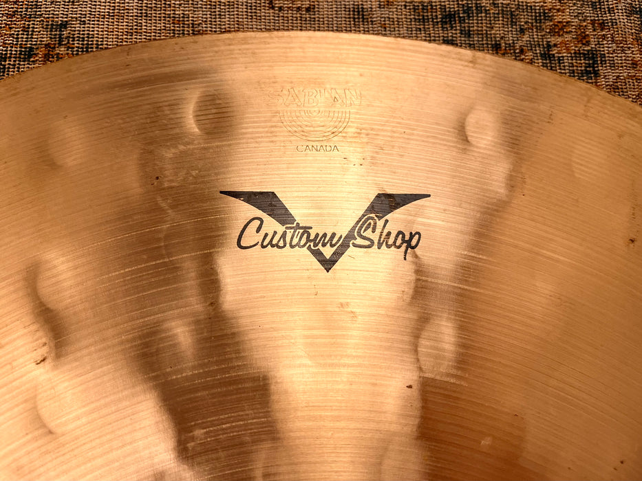 Sabian CUSTOM SHOP PROTOTYPE HHX 21” PAPER THIN Crash Or Ride 2434 g DARK COMPLEX! Artist!