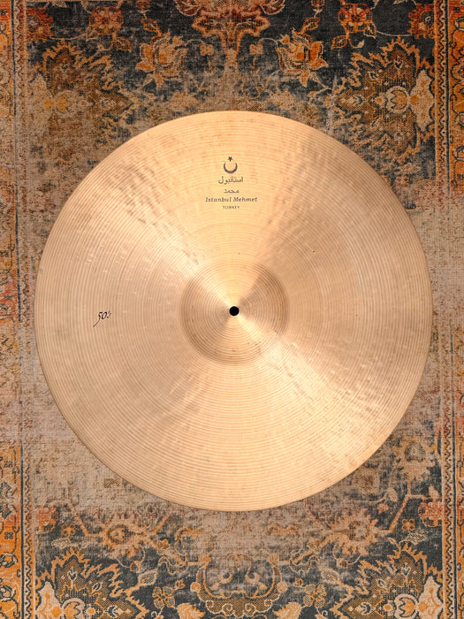 GLOWING Warm ISTANBUL Mehmet Nostalgia 50s 22” Ride 2288 g  ULTRA DARK Amazing!