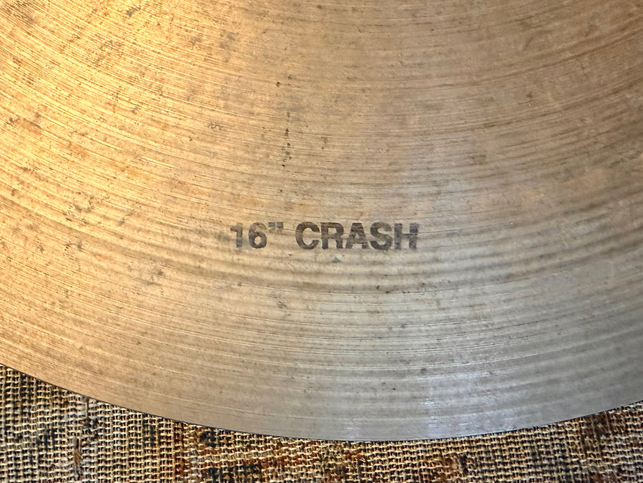 NO LONGER MADE Zildjian Vintage A & Cie Paperthin Crash 16” 872 g ORIGINAL Version! Sounds Amazing